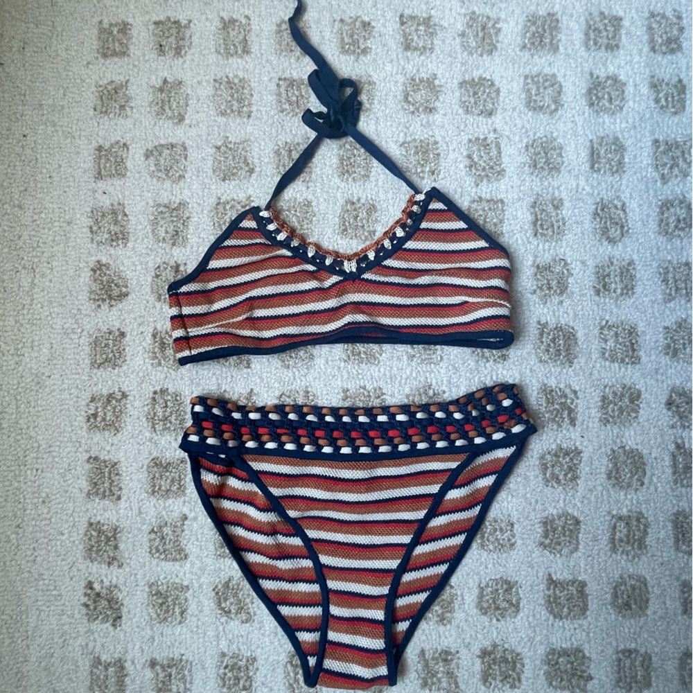 SOLID & STRIPED RE/DONE crochet bikini bottom